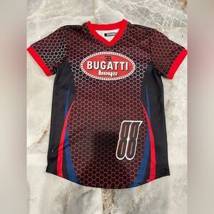 Bugatti Red and Black Men's Jersey
